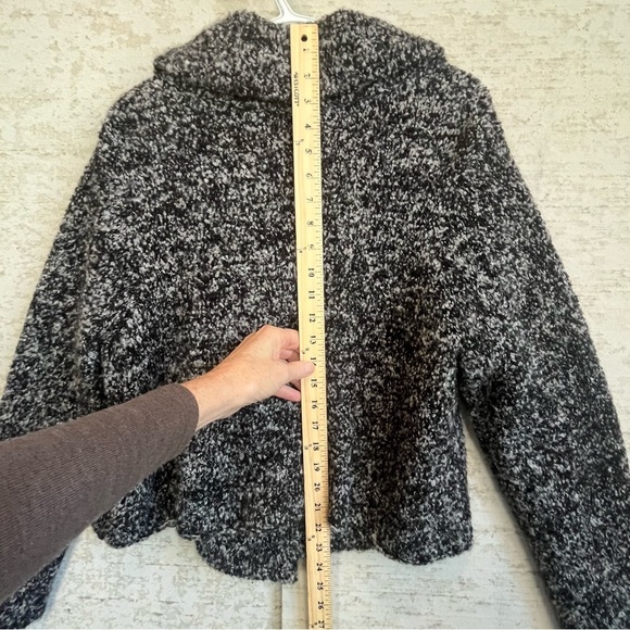 Peruvian Connection Alpaca Silk Cardigan Sweater Sz L Chunky Quiet Luxury Warm - Picture 12 of 15